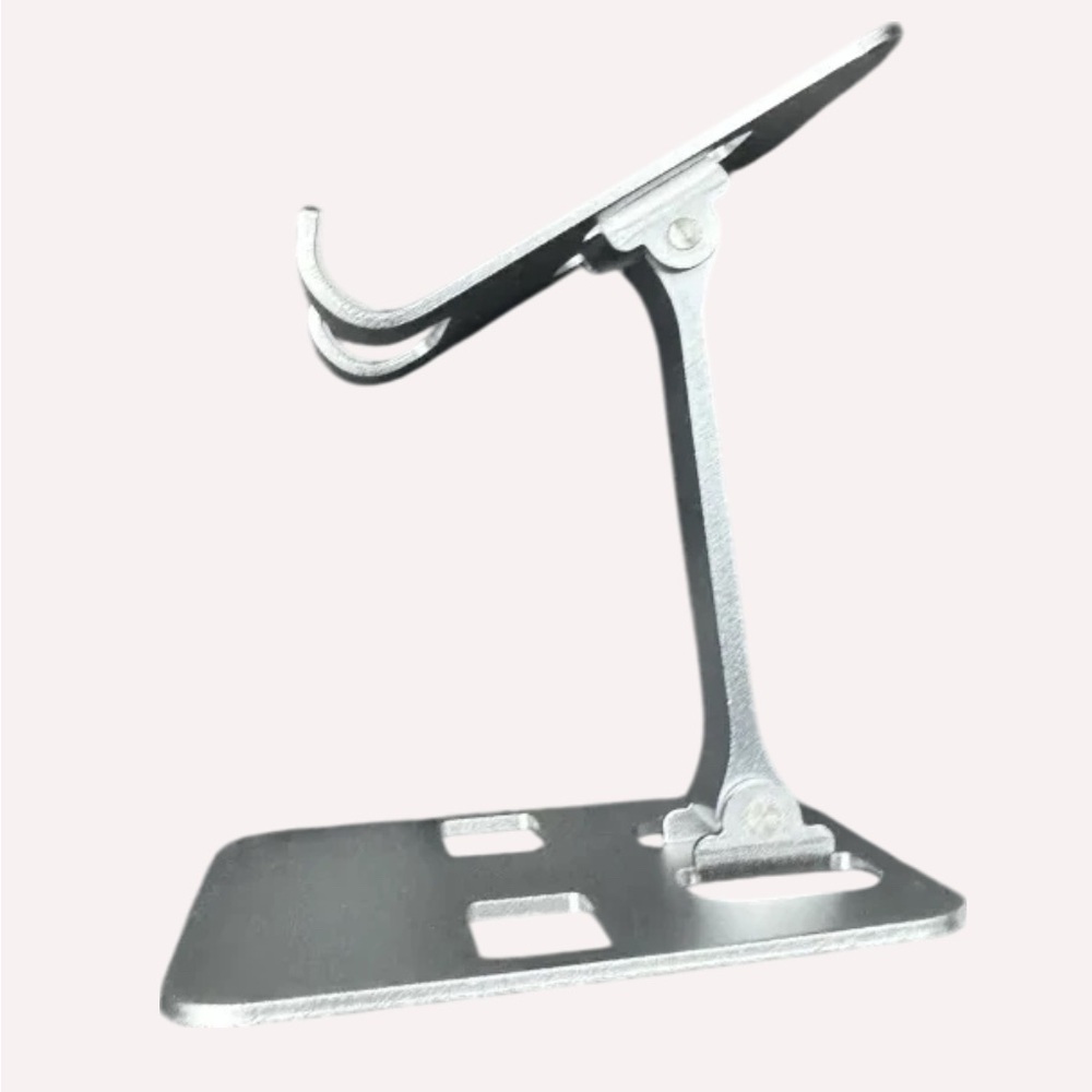 Silver metal Tablet Stand